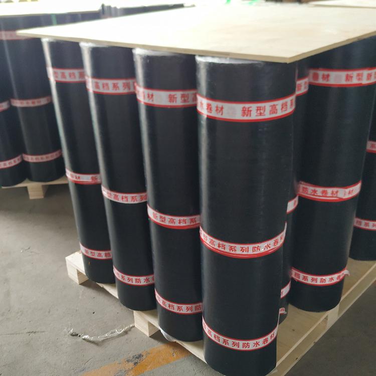 批发sbs改性沥青防水卷材 高聚物改性沥青卷材 铝膜片岩双面砂沙