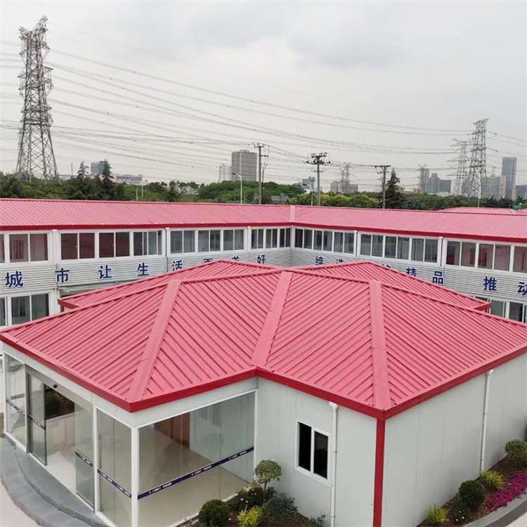 厂家批发活动板房 移动彩钢板房K式活动板房
