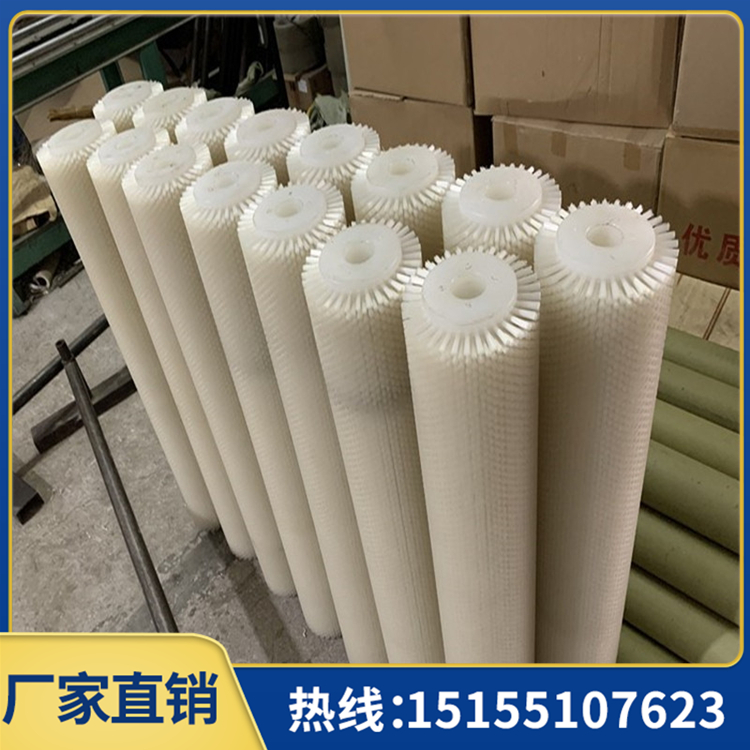 尼龙毛刷辊批发 工业毛刷辊 玻璃清洗机毛刷辊厂家
