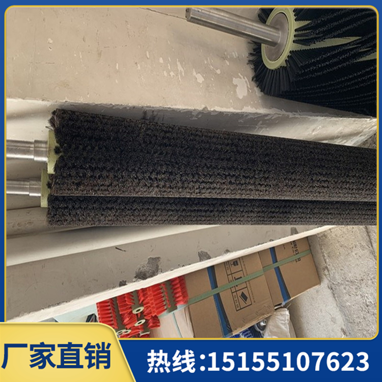 定制钢丝毛刷辊 不锈钢丝刷辊 铜丝毛刷辊 金属抛光拉丝刷辊