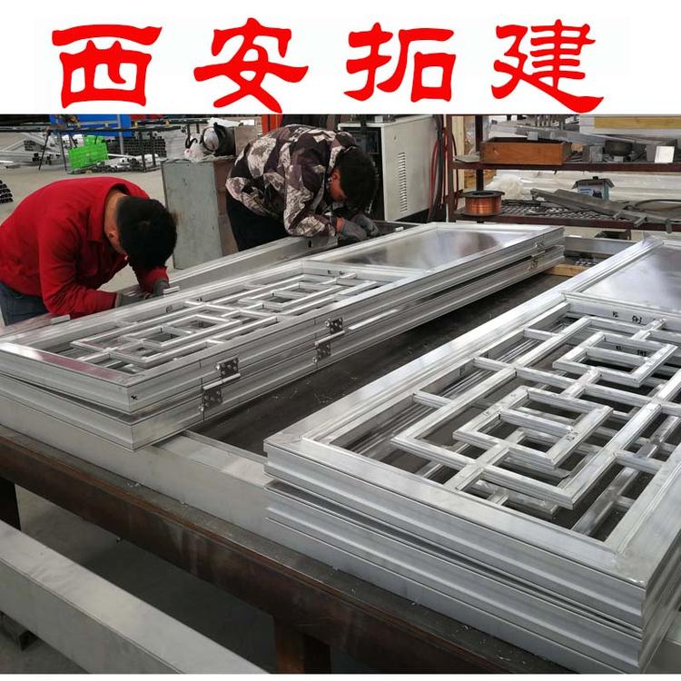 古建仿古门窗 铝合金门窗价格 拓建厂家