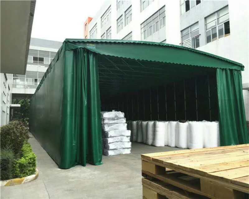 推拉棚广东 深圳 广州工厂定制大型推拉篷大排档雨棚遮阳蓬折叠篷移动雨棚电动雨棚