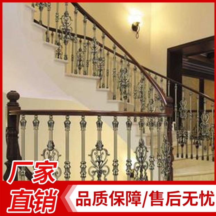 锌钢楼梯栏杆组装式护栏 热镀锌栏杆 别墅楼梯栏杆 楼梯扶手