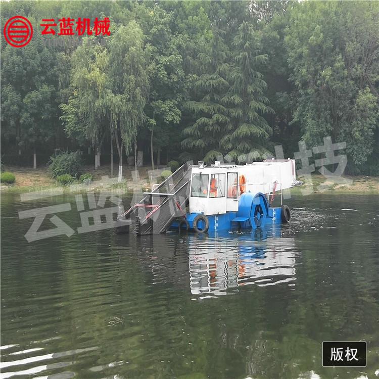 江苏水草水葫芦等水生植物打捞船 水草收割船  垃圾打捞船 全自动保洁船