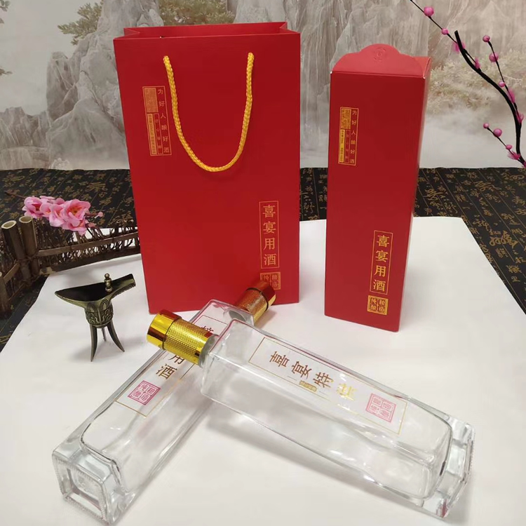 现货玻璃酒瓶包装 大量现货 常年供应 富兴酒类包装