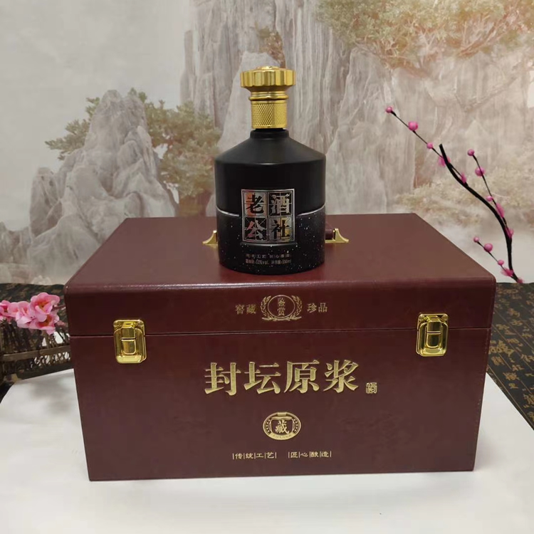 烤花玻璃瓶 大量现货供应 富兴酒类包装