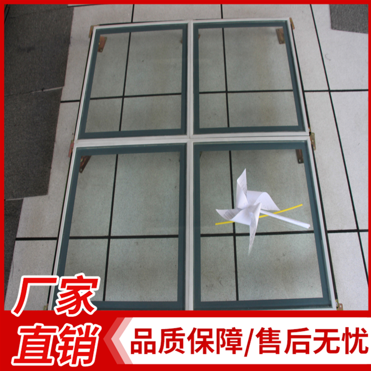 玻璃观望口 钢化玻璃地板 机房玻璃地板 架空玻璃地板