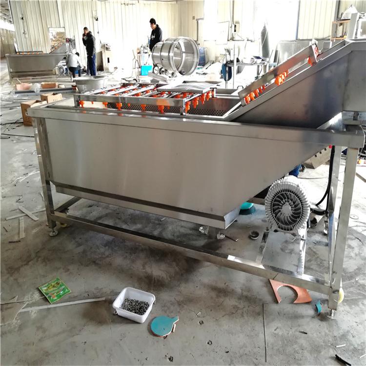全自动气泡清洗设备  净菜加工设备  大枣气泡清洗设备