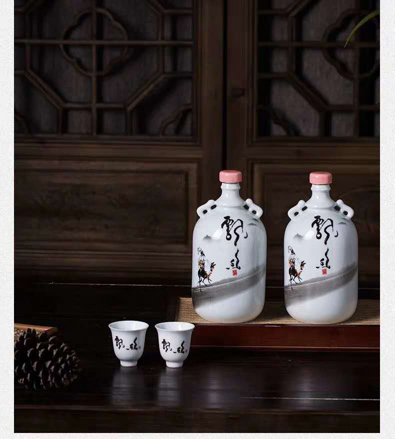 仿古酒坛酒壶 郓城玻璃瓶厂  山东富兴酒类包装