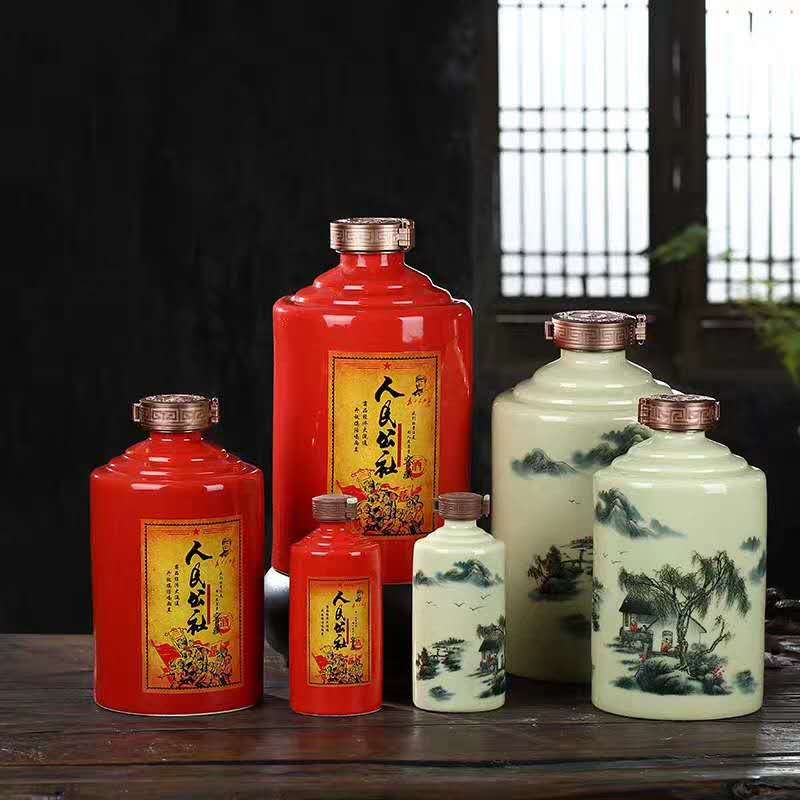 厂家直销 透明玻璃瓶500ml空白酒瓶 山东富兴酒类包装