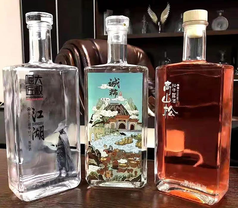 加厚玻璃酒瓶 山东富兴酒类包装