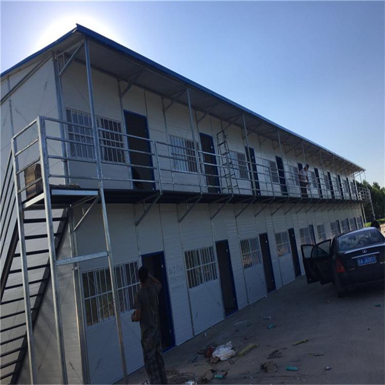 密封防潮材质活动板房 新型美观箱式活动房华晟达活动房实体厂家