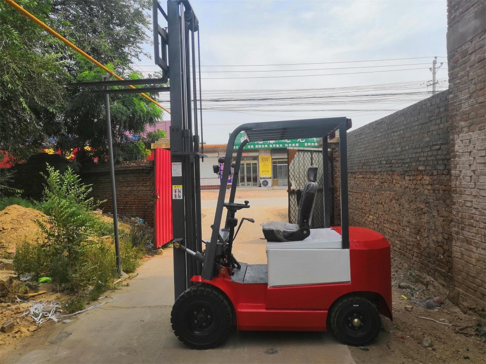 2吨四轮座驾式纯电动叉车 小型1吨全电动升高叉车1.5吨液压搬运车