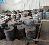 普板机械零部件加工Q235B按图切割异形件法兰盘