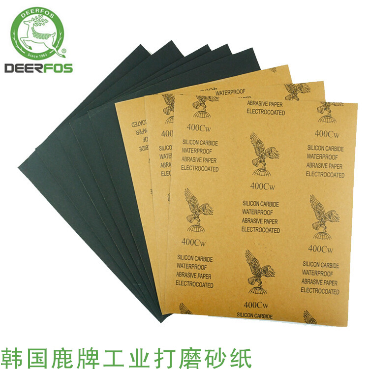 韩国鹿牌打磨砂纸 打磨砂 陶瓷磨料系列 汽车打磨砂带 工业磨砂纸 