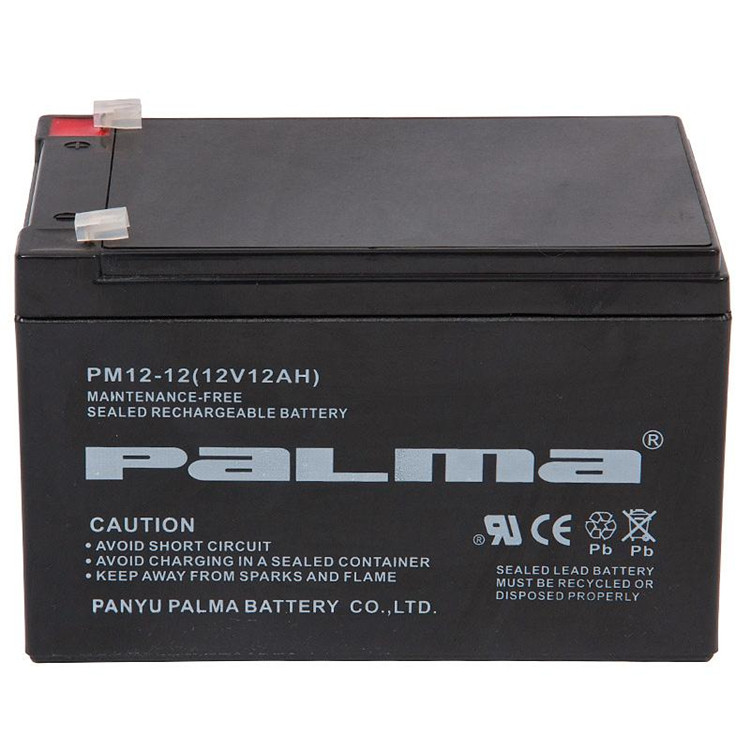 PaLma蓄电池12V8AH 八马蓄电池PM8-12 免维护储能铅酸 UPS蓄电池