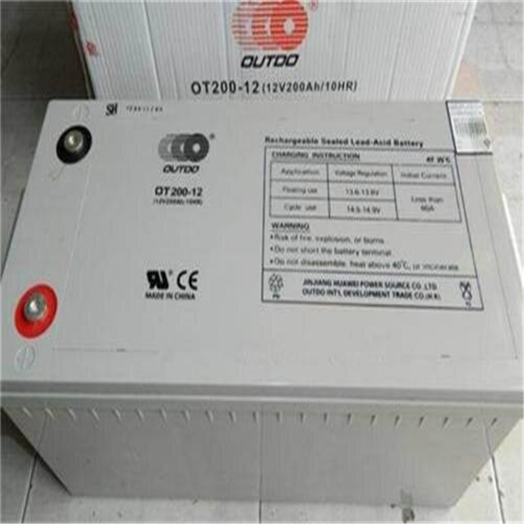 OUTDO蓄电池OT17-12 奥特多蓄电池12V17AH 固定型免维护蓄电池 直流屏 UPS