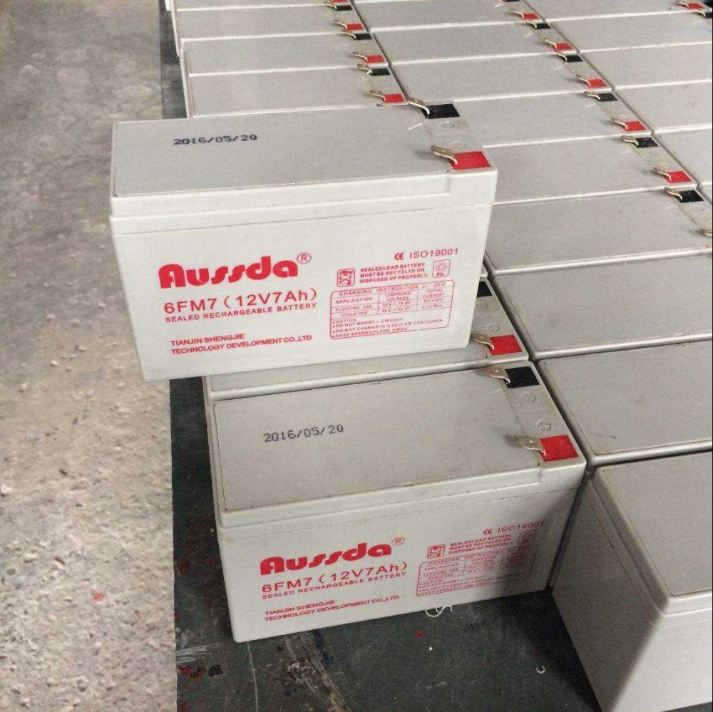 奥斯达蓄电池6FM7 Aussda蓄电池12V7AH UPS铅酸蓄电池
