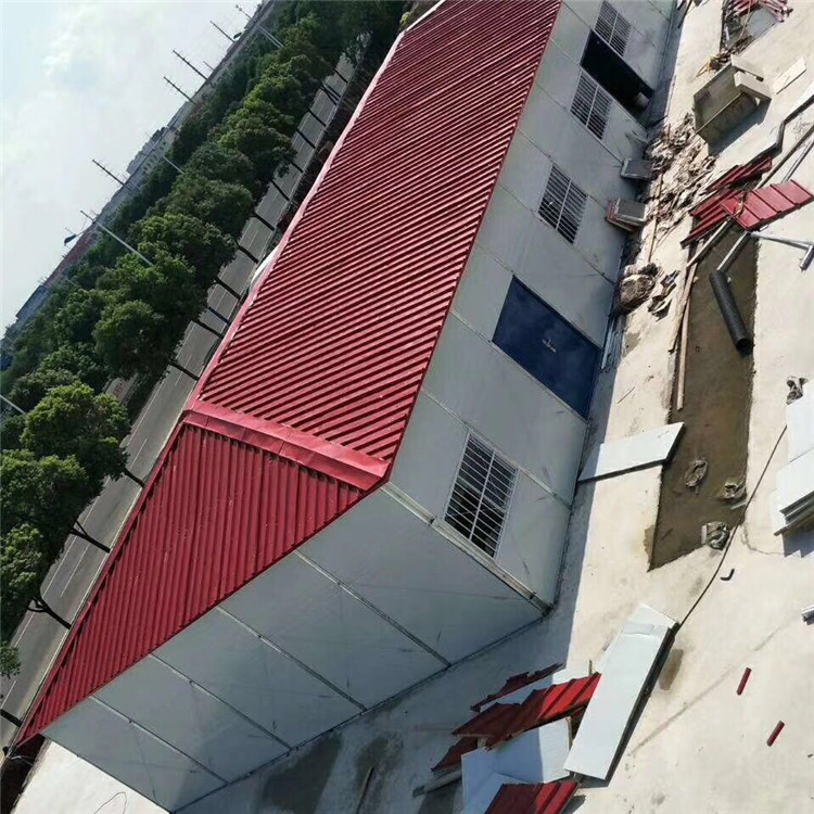 彩钢板房 色彩艳丽醒目  材料环保  防腐  抗风防震  项目部建造选材