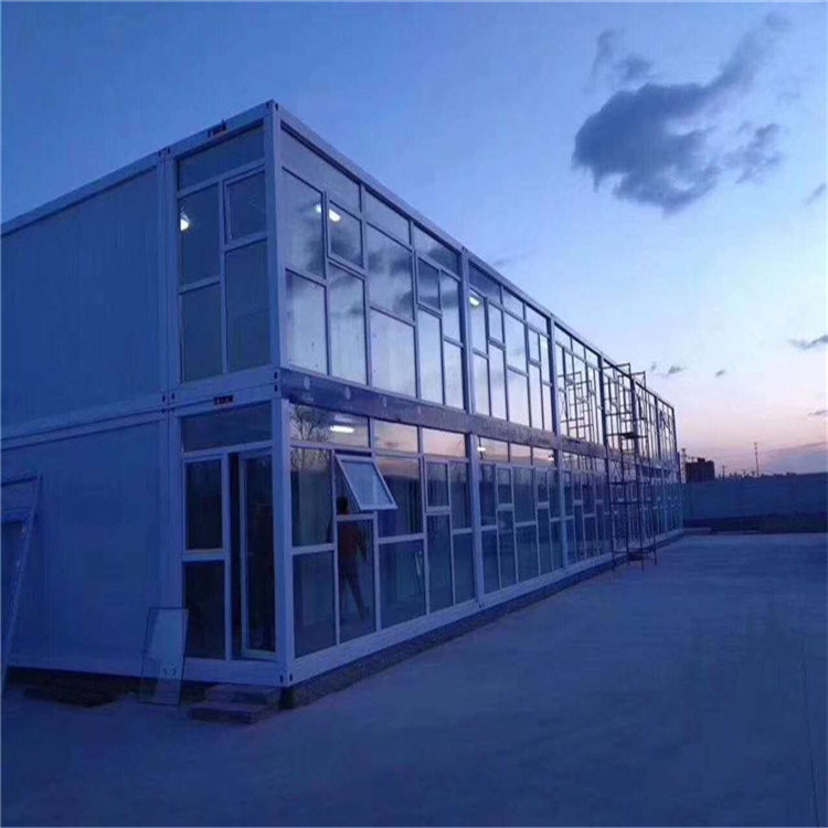 海口打包箱房制造商 各种规格定制批发打包箱房 玻璃幕墙打包房