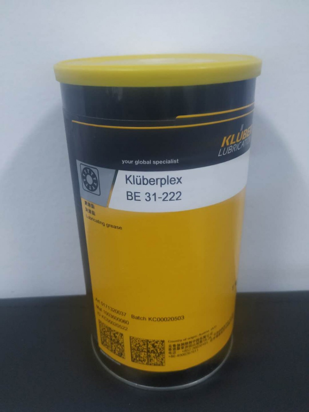 克鲁勃BE31-222 润滑脂供应商 Klüberplex BE 31/222