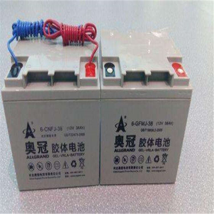 奥冠蓄电池6-GFM-45 储能蓄电池12V45AH 房车储能电源 免维护蓄电池