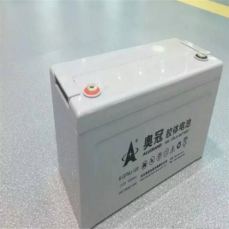 奥冠蓄电池6-GFM-65 储能蓄电池12V65AH 太阳能免维护蓄电池