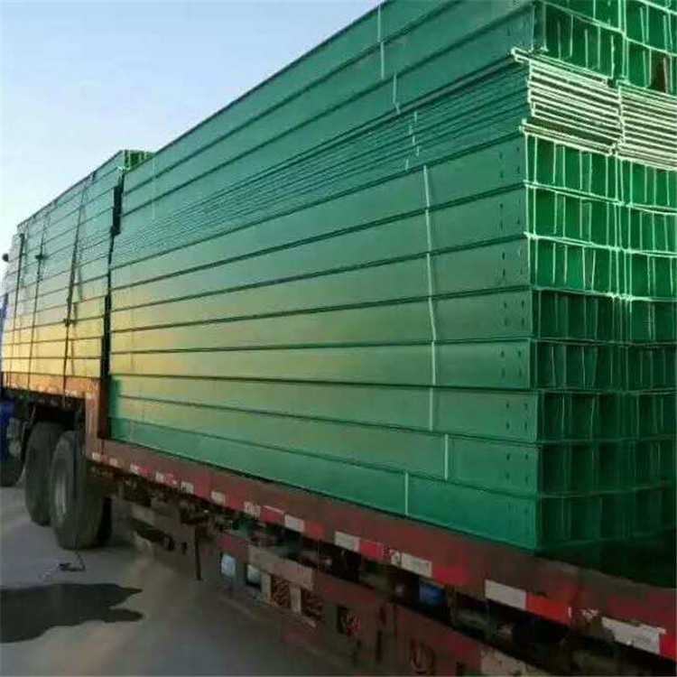 兴铄 铁路用玻璃钢拉挤电缆桥架 生产厂家现货可定制 玻璃钢桥架