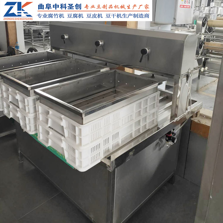 小作坊专用豆腐机 不锈钢三盒豆腐机 商用多盒豆腐机