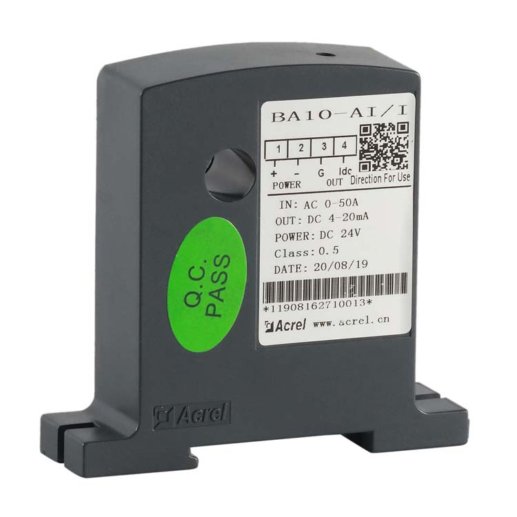 安科瑞BA05-AI/V交流电流变送器 导轨安装