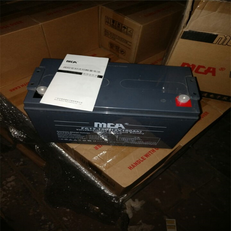MCA电瓶 锐牌蓄电池FC12-120 铅酸蓄电池12V120AH
