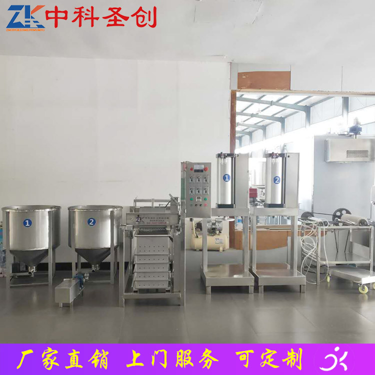 厂家供应仿手工豆腐皮机 小型豆腐皮机厂家 自动泼脑豆腐皮机