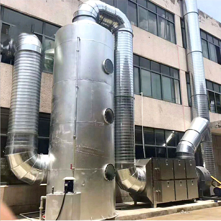 耐腐蚀不锈钢喷淋塔性价比高 净化除臭器净化塔价格