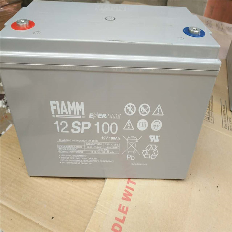FIAMM蓄电池12V100AH 非凡蓄电池12SP100 阀控式免维护储能蓄电池