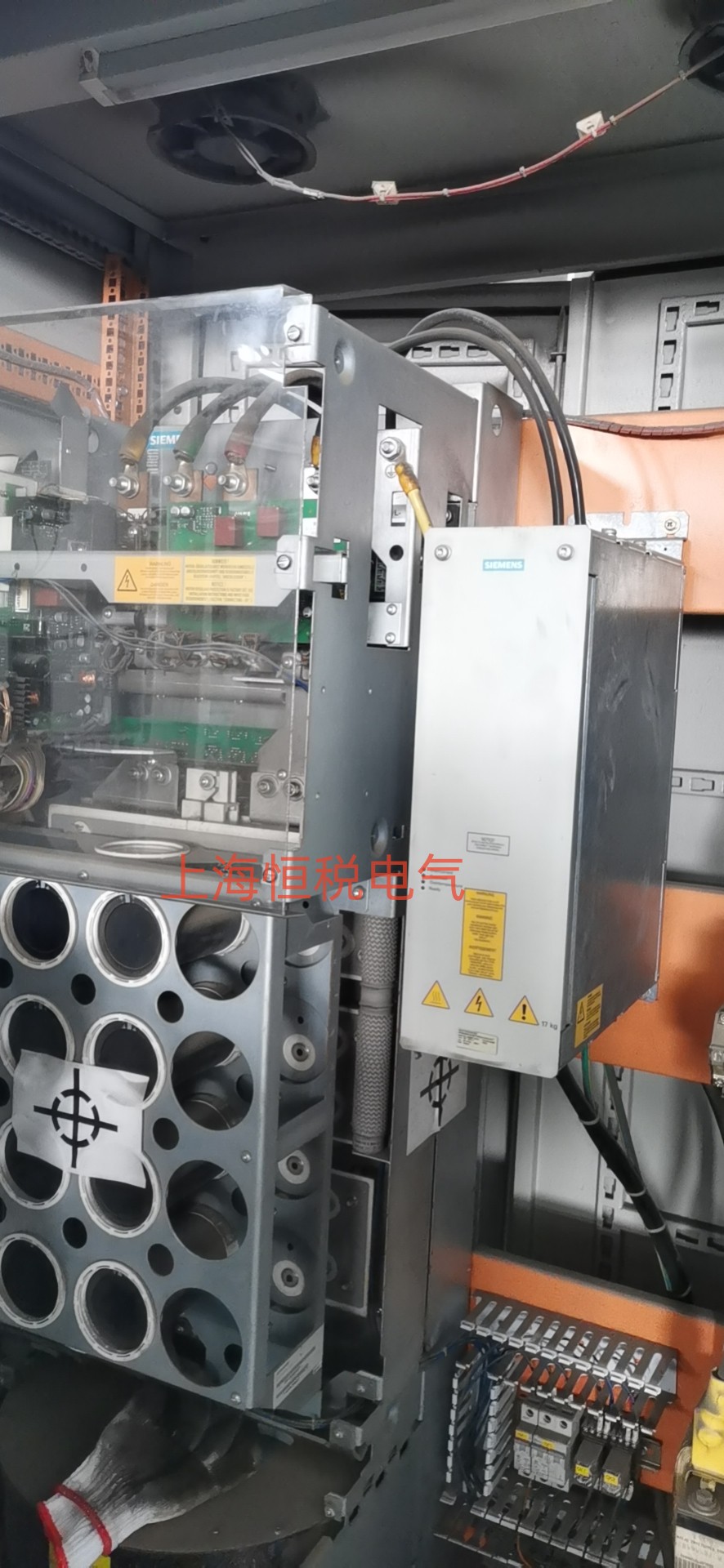 德国西门子6SE70变频器上电报P008修复诊断方法