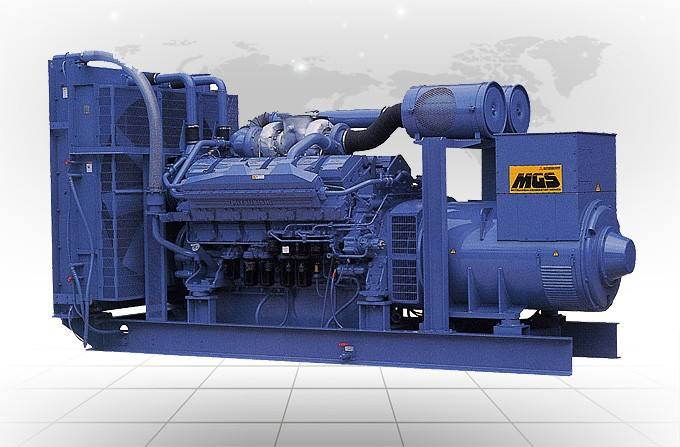 原装进口2000KW/10KV日本三菱重工S16RPTAWE高压MGS2800HV柴油发电机组