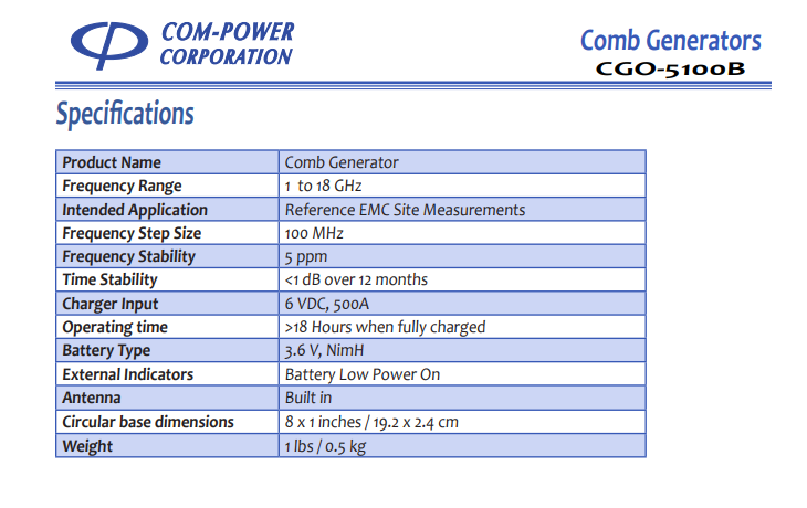 CGO-5100B 梳状信号源 RE参考源 EMI RE梳状信号发生器 缩略图 5