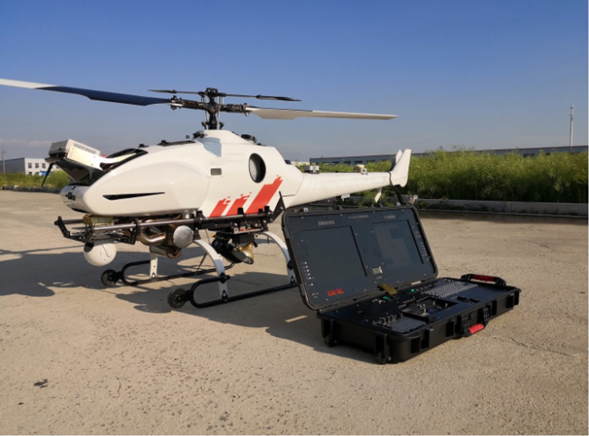 青岛厂家直接供应h100 250cc油动直升无人机