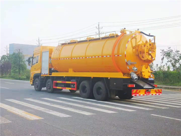 厂家批发东风前四后八30方清洗吸污车