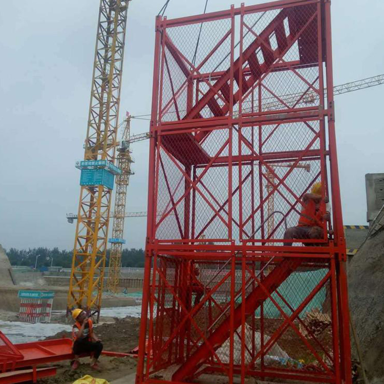 永邦销售 桥梁施工安全梯笼 高铁桥墩施工爬梯 建筑挂网式梯笼 来电选购