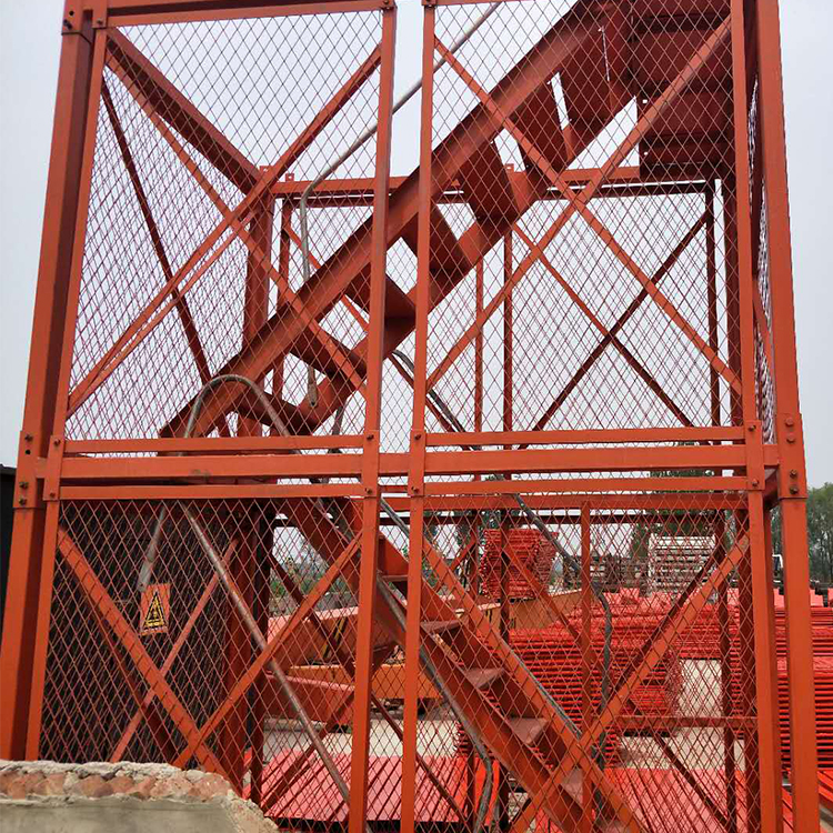 永邦建筑销售 组合框架式梯笼 挂网式安全梯笼 地铁深基坑安全梯笼 来电订购
