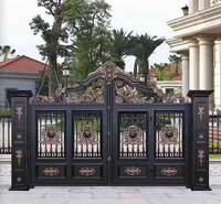 别墅铝艺大门 铝合金大门 辰硕庭院大门 厂家发货 质量保障