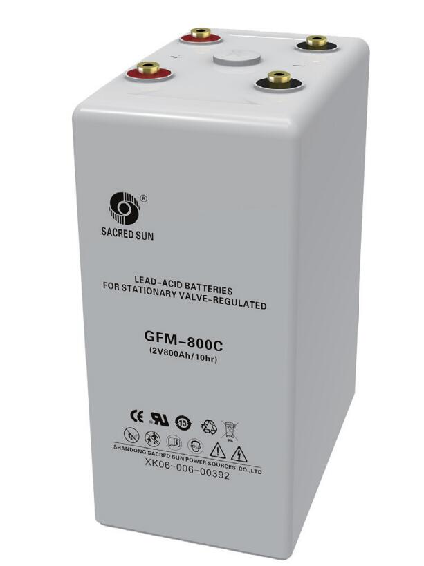 圣阳蓄电池GFM-800C 2V800Ah信号塔机房医院专用正品