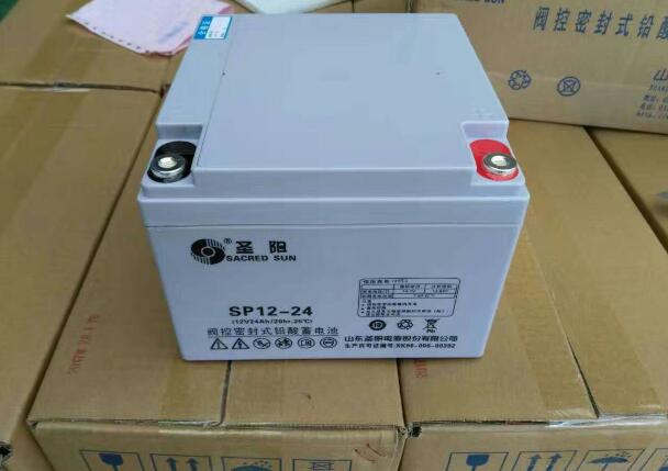圣阳蓄电池SP12-24 12V24Ah直流屏UPS电源EPS消防机房电厂太阳能