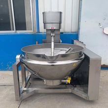 诸城厂家直供全自动行星搅拌炒锅 红油火锅底料炒料机
