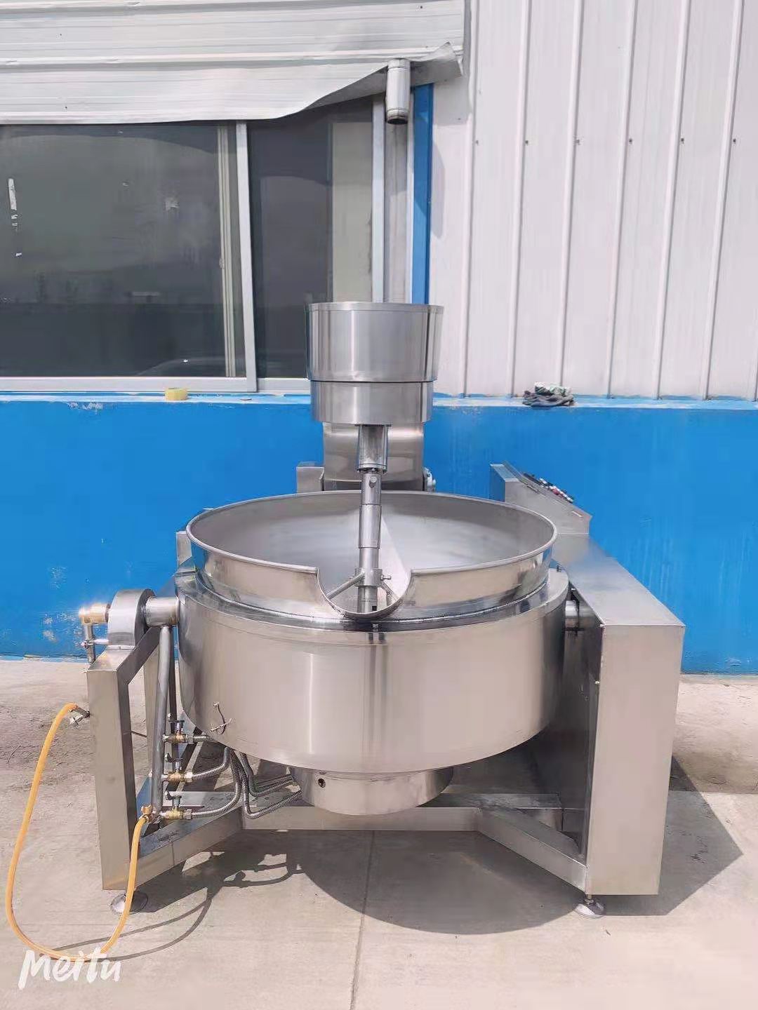 全自动糕点馅料行星搅拌炒锅 肉酱炒制专用设备 火锅底料搅拌熬料锅定制