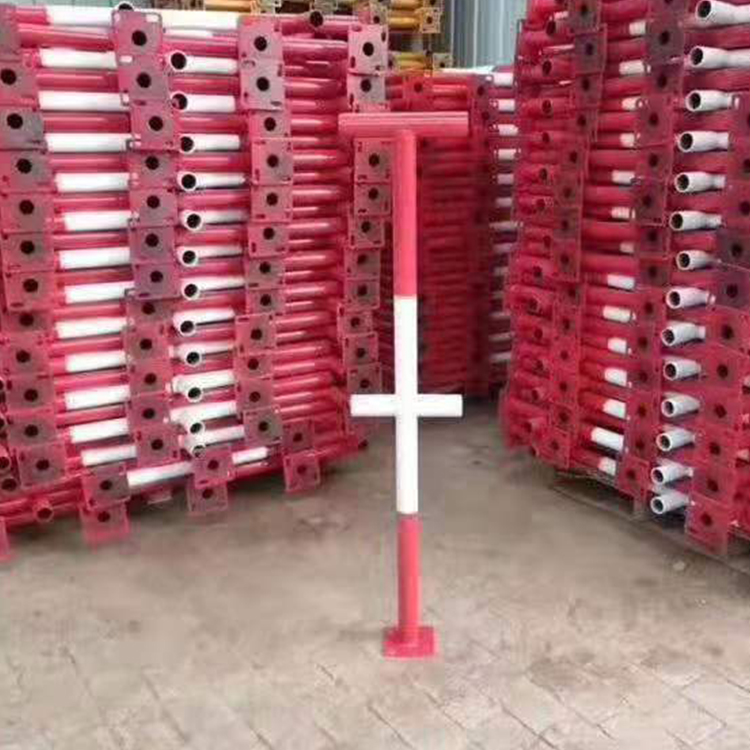 永邦建筑机械 楼梯拐角立杆 工地楼梯立杆 楼梯立杆管件 欢迎订购