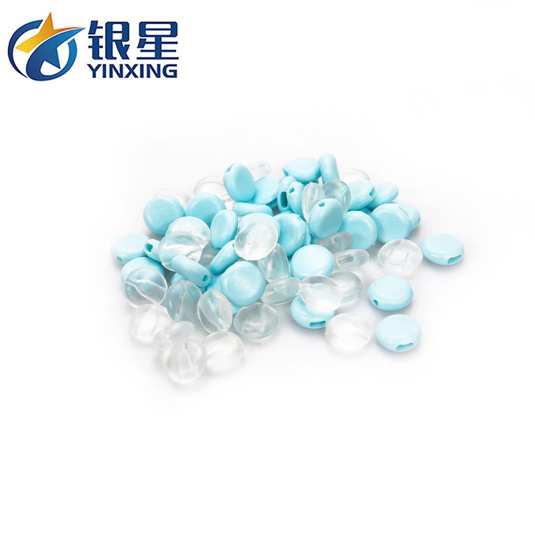 圆形耳绳松紧扣子 塑料硅胶调节扣 口罩绳塞卡扣 椭圆彩色调节扣