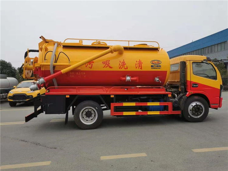 厂家供应东风福瑞卡8方清洗吸污车