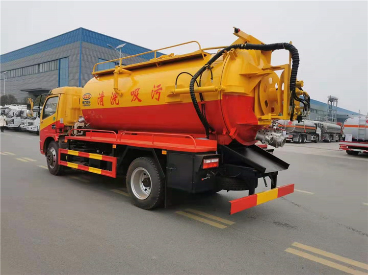 厂家批发东风多利卡8方清洗吸污车